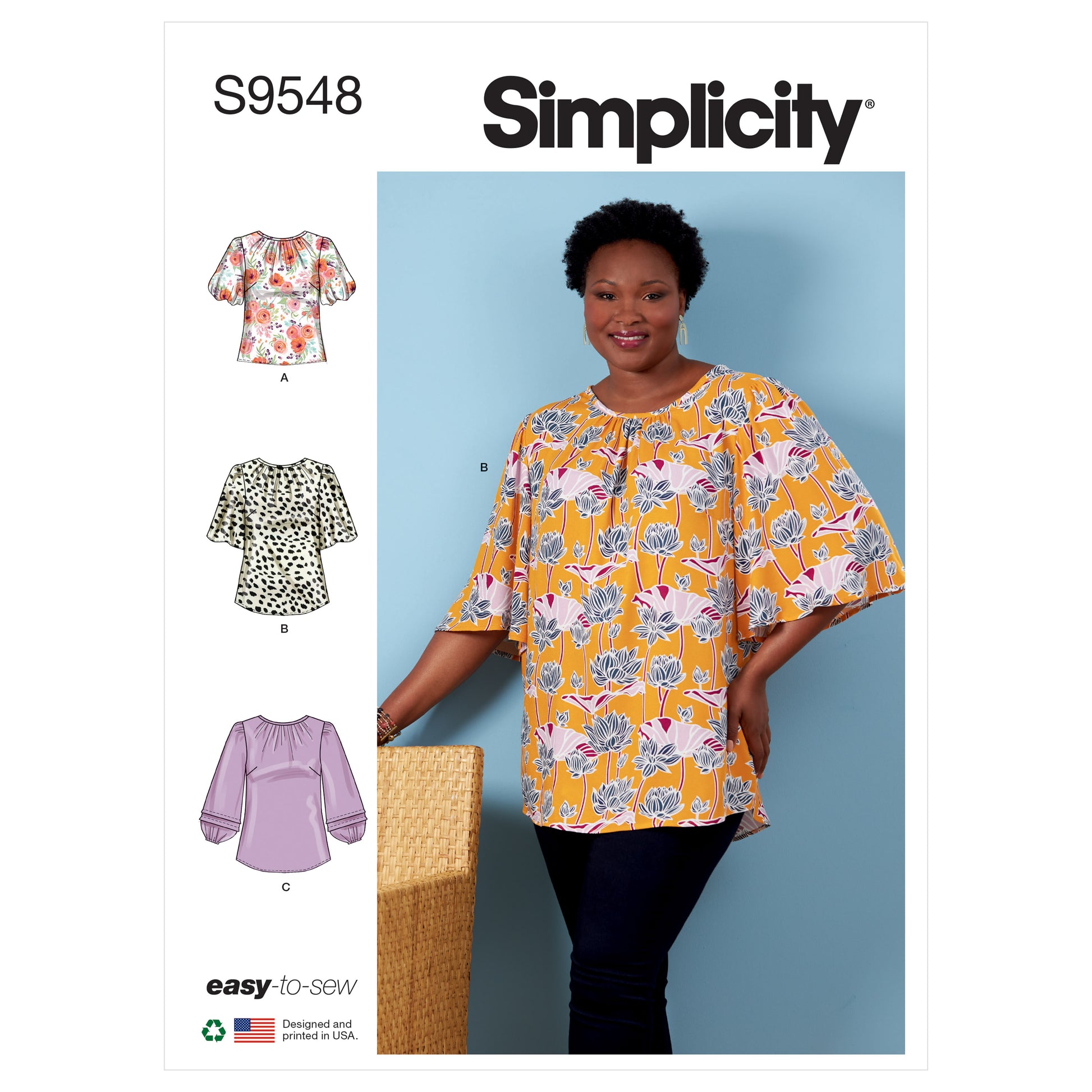 Simplicity SS9548 Women's Top And Tunic