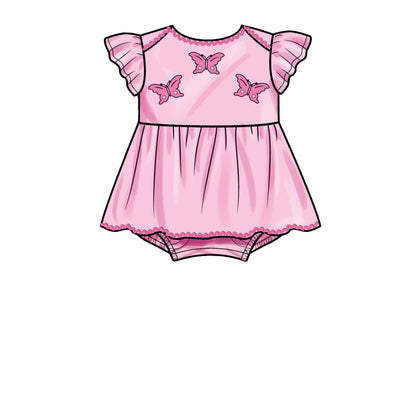 Simplicity SS9557 Babies' Romper