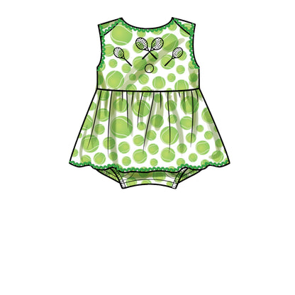 Simplicity SS9557 Babies' Romper