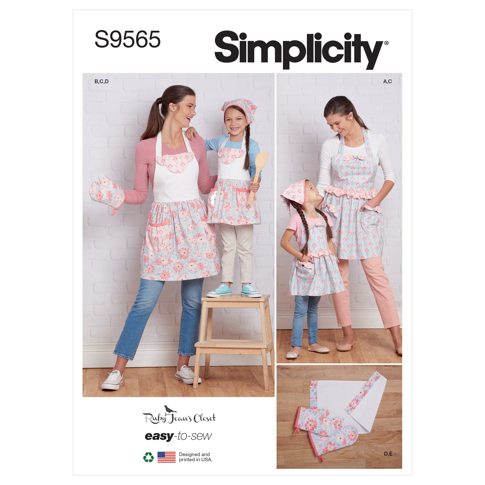 Simplicity SS9565 Child/Miss Apron, Access