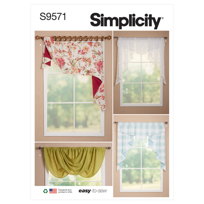 Simplicity SS9571 Valances And Swags