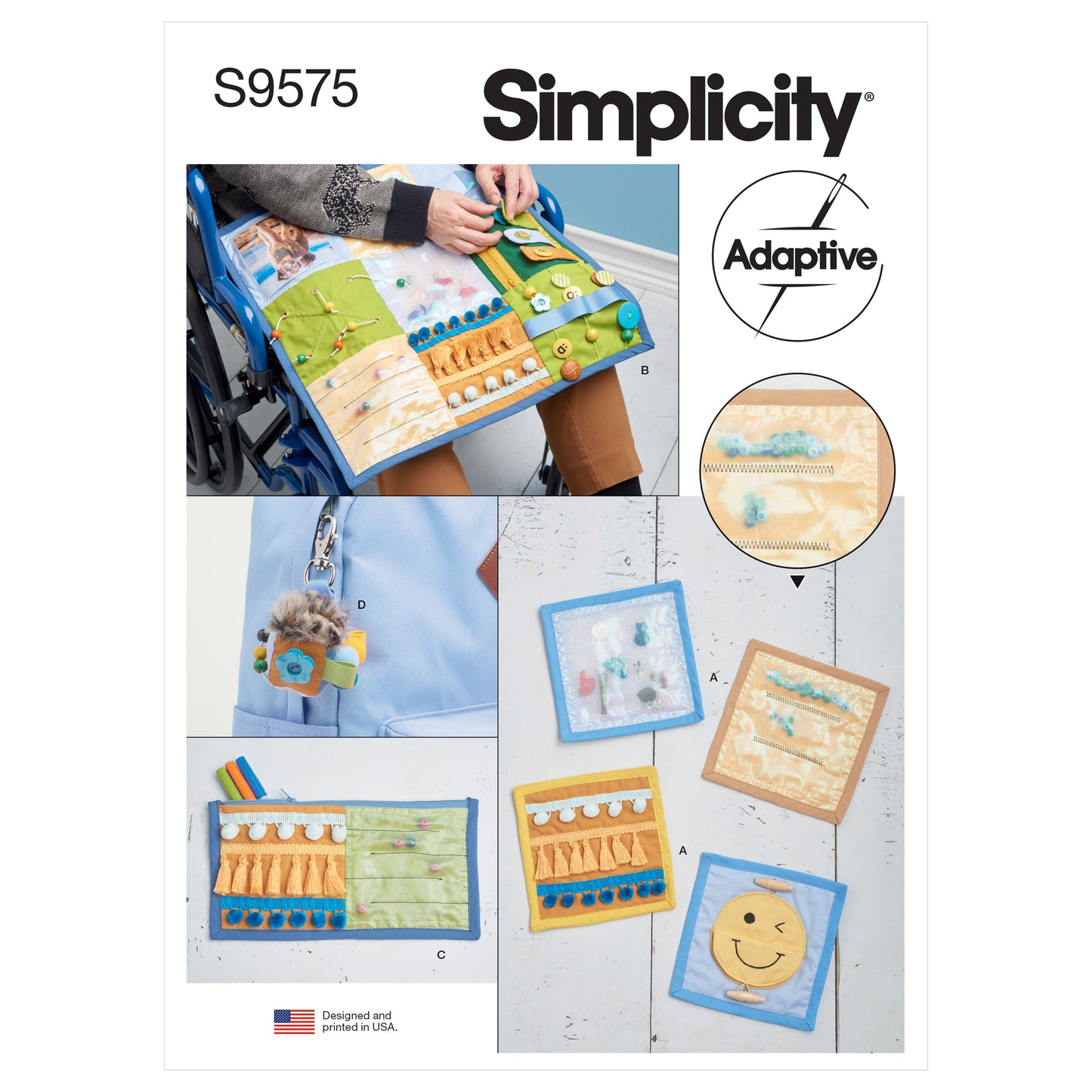 Simplicity SS9575 Fidget, Quilt, Case, Fob