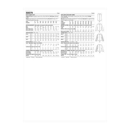 Simplicity Pattern SS9579 Misses' Adaptive Tops