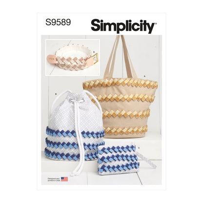 Simplicity Pattern SS9589 Fabric Chain and Embellished Accessories