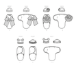 Simplicity Pattern SS9591 Babies' Buntings and Hats