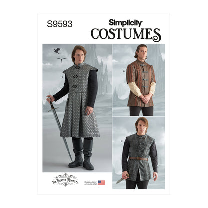 Simplicity Pattern SS9593 Men's Coat, Jacket and Vest