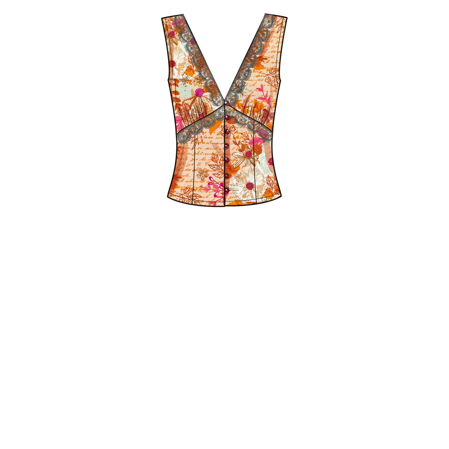 Simplicity Pattern SS9606 Misses' Blouse