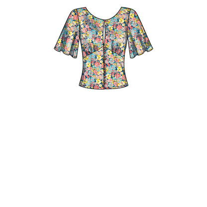 Simplicity Pattern SS9606 Misses' Blouse