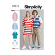 Simplicity Pattern SS9614 Teens', Misses' and Men's Shirts
