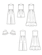 Simplicity Pattern SS9617 Children's and Girls' Jumpsuit, Romper and Dress
