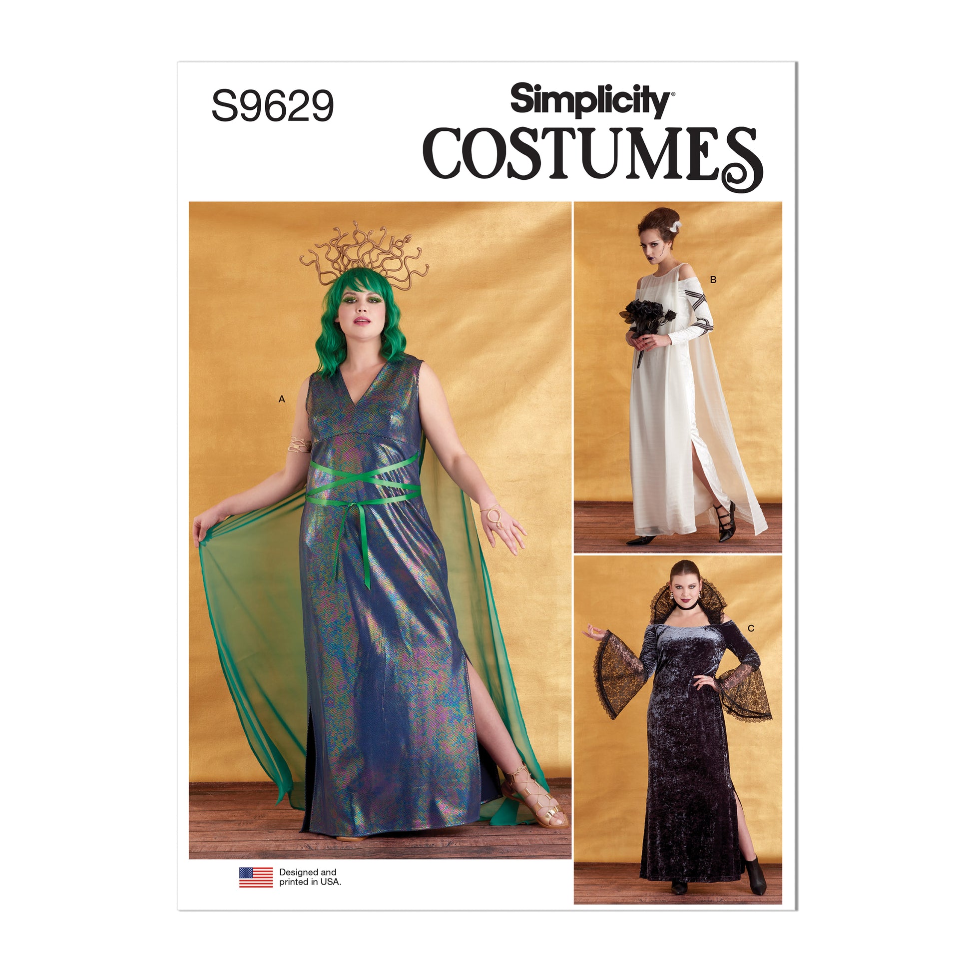 Simplicity Pattern S9629A Miss Women's Costumes