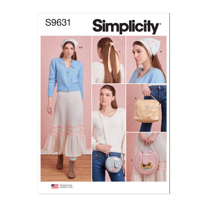 Simplicity S9631 Misses' Petti Skirt Accessories