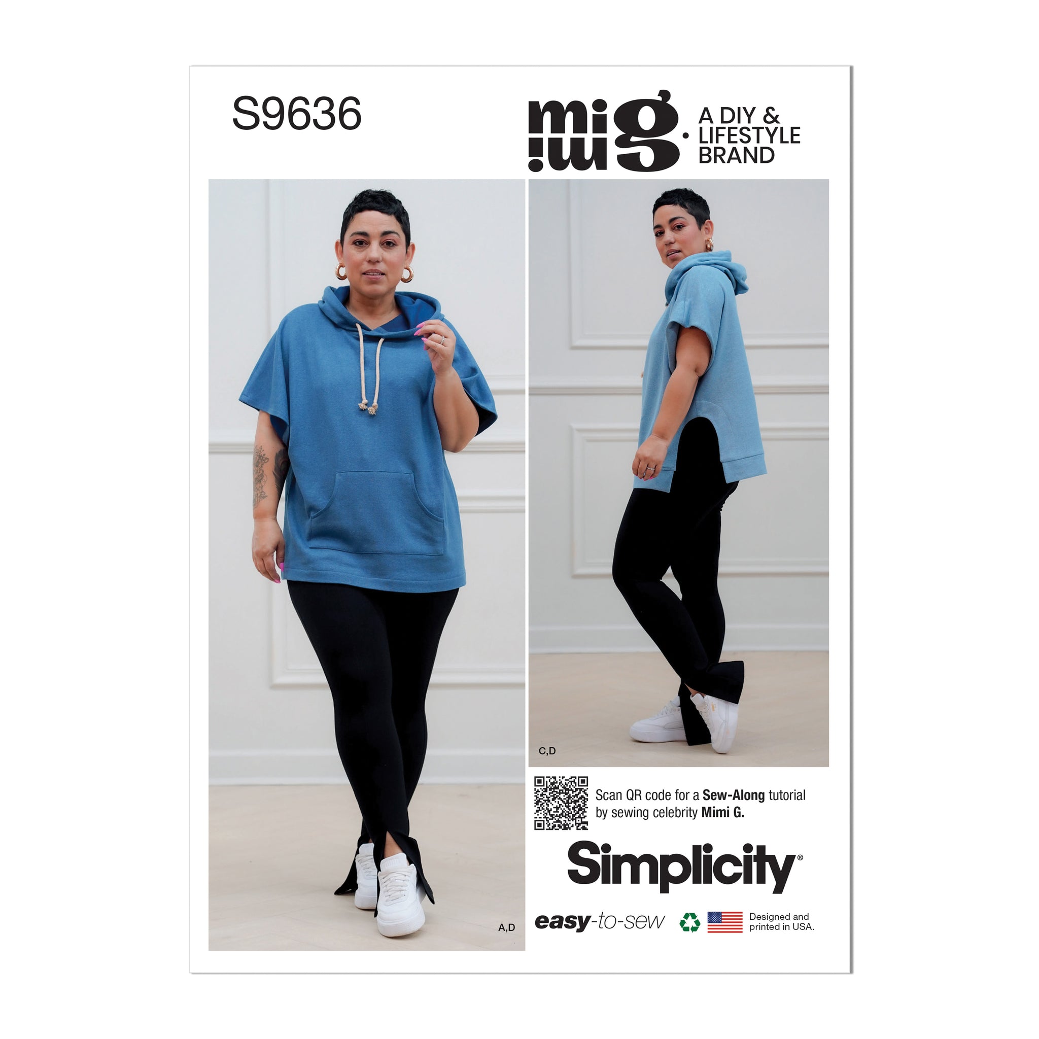Simplicity Pattern S9636 Misses' Hoods & Leggings – Lincraft