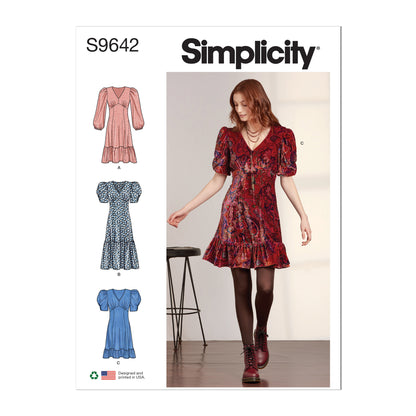 Simplicity Pattern S9642 Misses' Dress