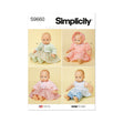 Simplicity Pattern 9660 Doll Clothes
