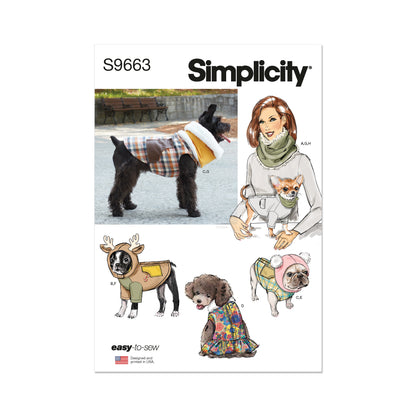 Simplicity Pattern 9663 Undefined Pet