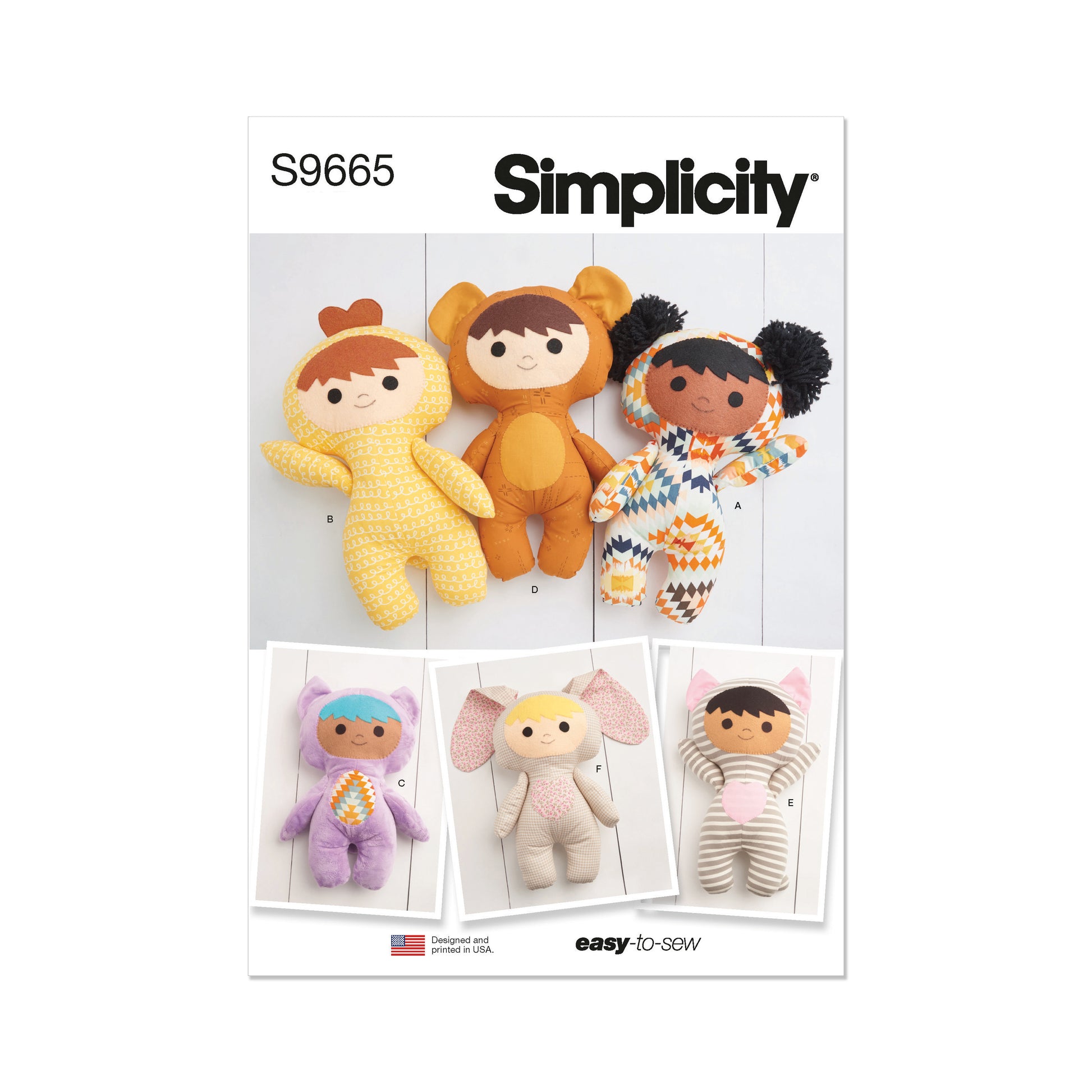 Simplicity Pattern 9665 Stuffed Chick