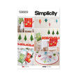 Simplicity Pattern 9669 Holiday Craft, Chair Scarf