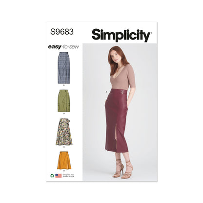 Simplicity Pattern 9683 Misses Skirt/Pants