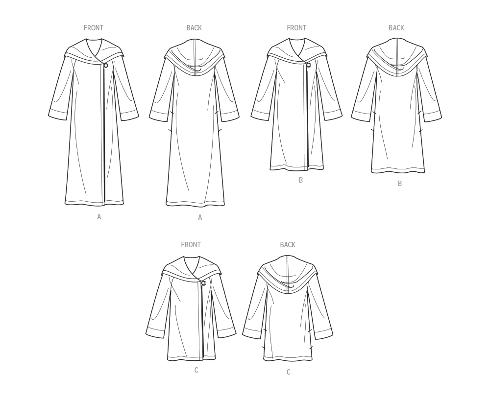 Simplicity Pattern 9684 Misses Jacket/Coat