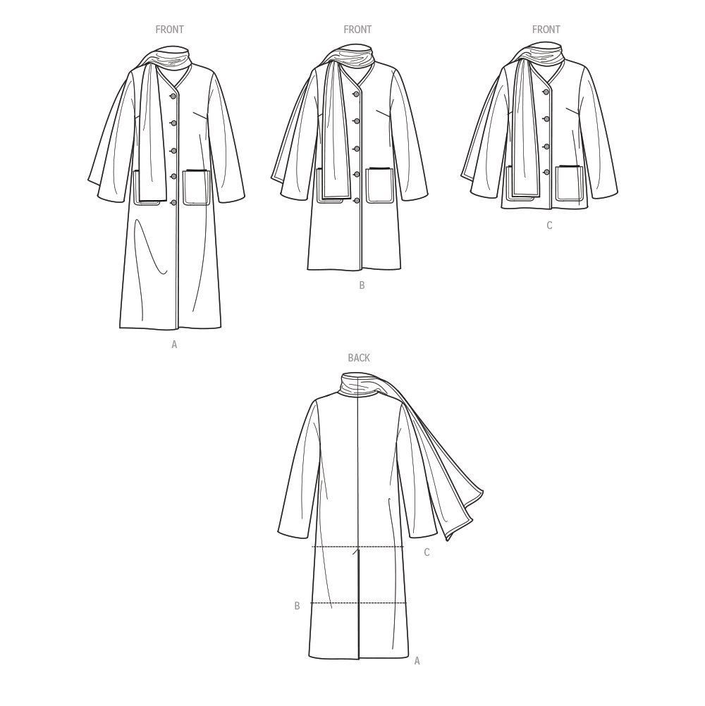 Simplicity Pattern 9685 Misses Jacket/Coat