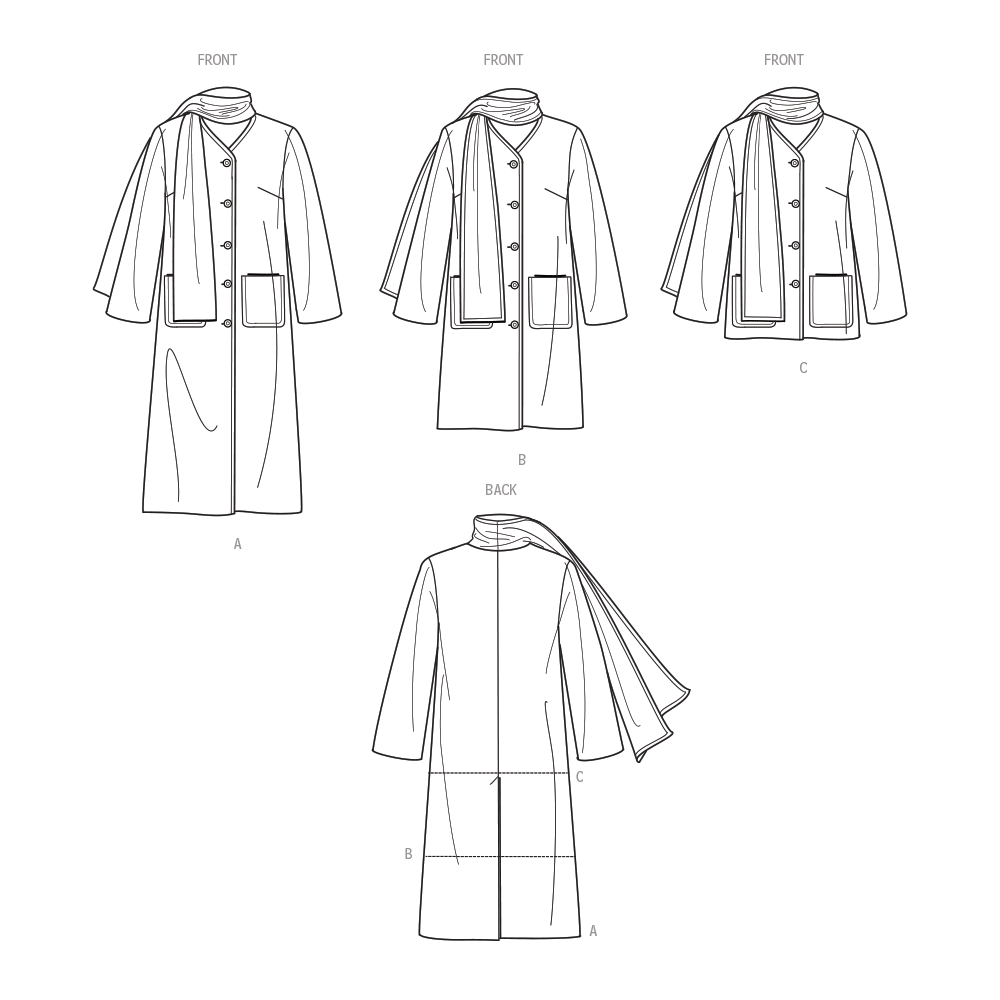 Simplicity Pattern 9686 Plus Size Jacket/Coat