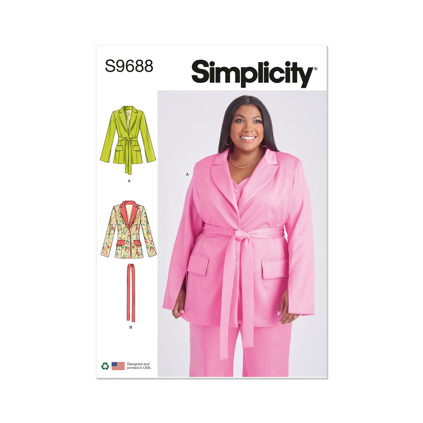 Simplicity Pattern 9688 Misses Plus Size Sportswear