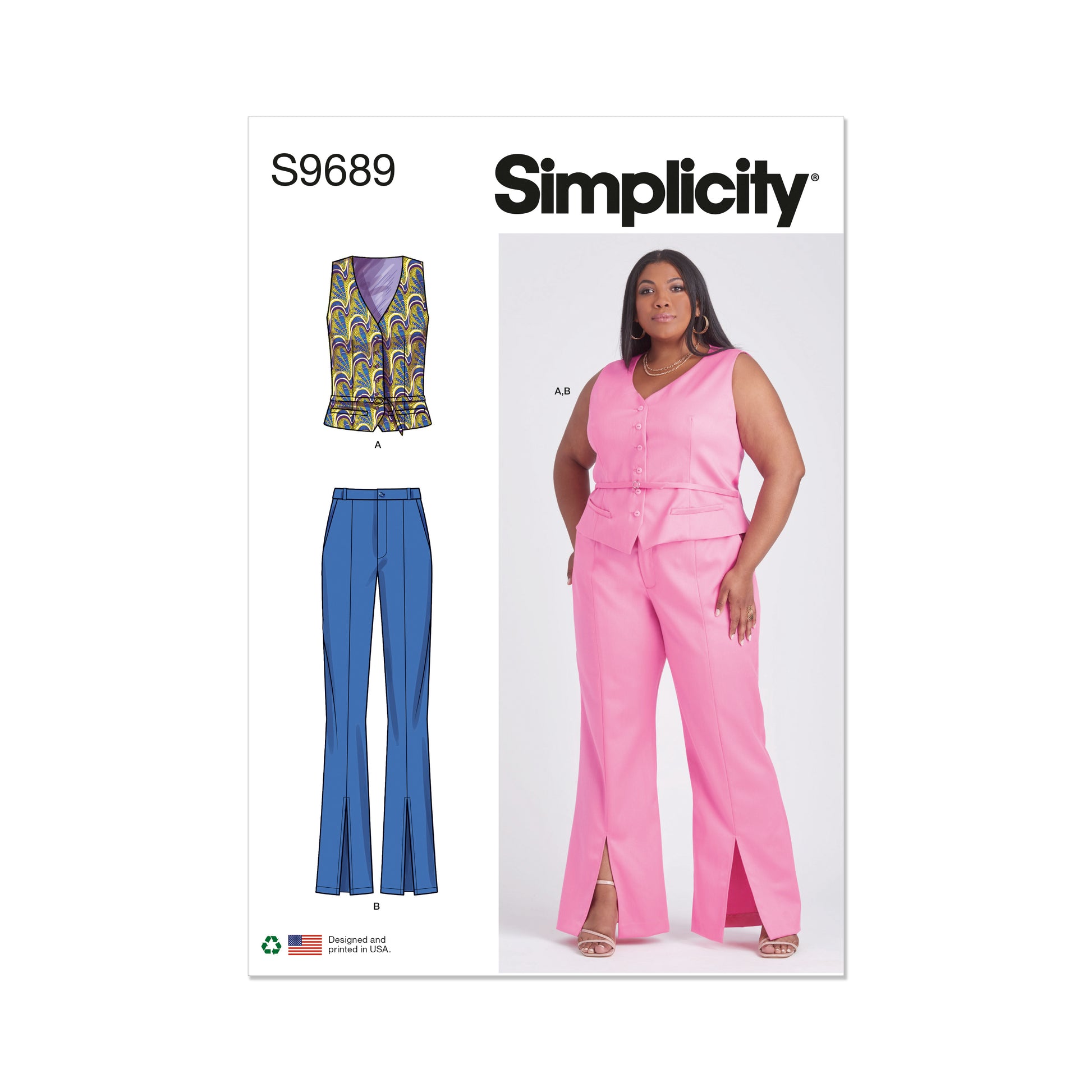 Simplicity Pattern 9689 Misses Plus Size Sportswear