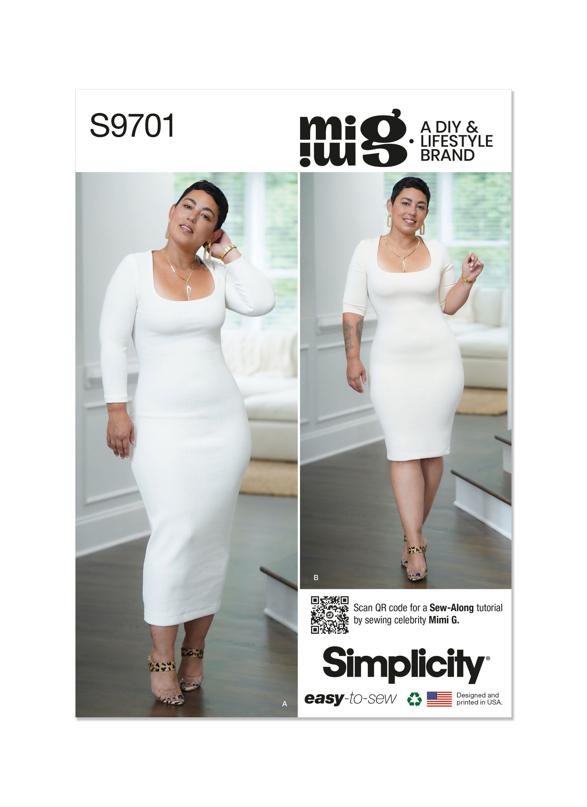 Simplicity Pattern S9701 Misses Dress