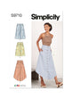 Simplicity Pattern S9710 Misses Skirt/Pants