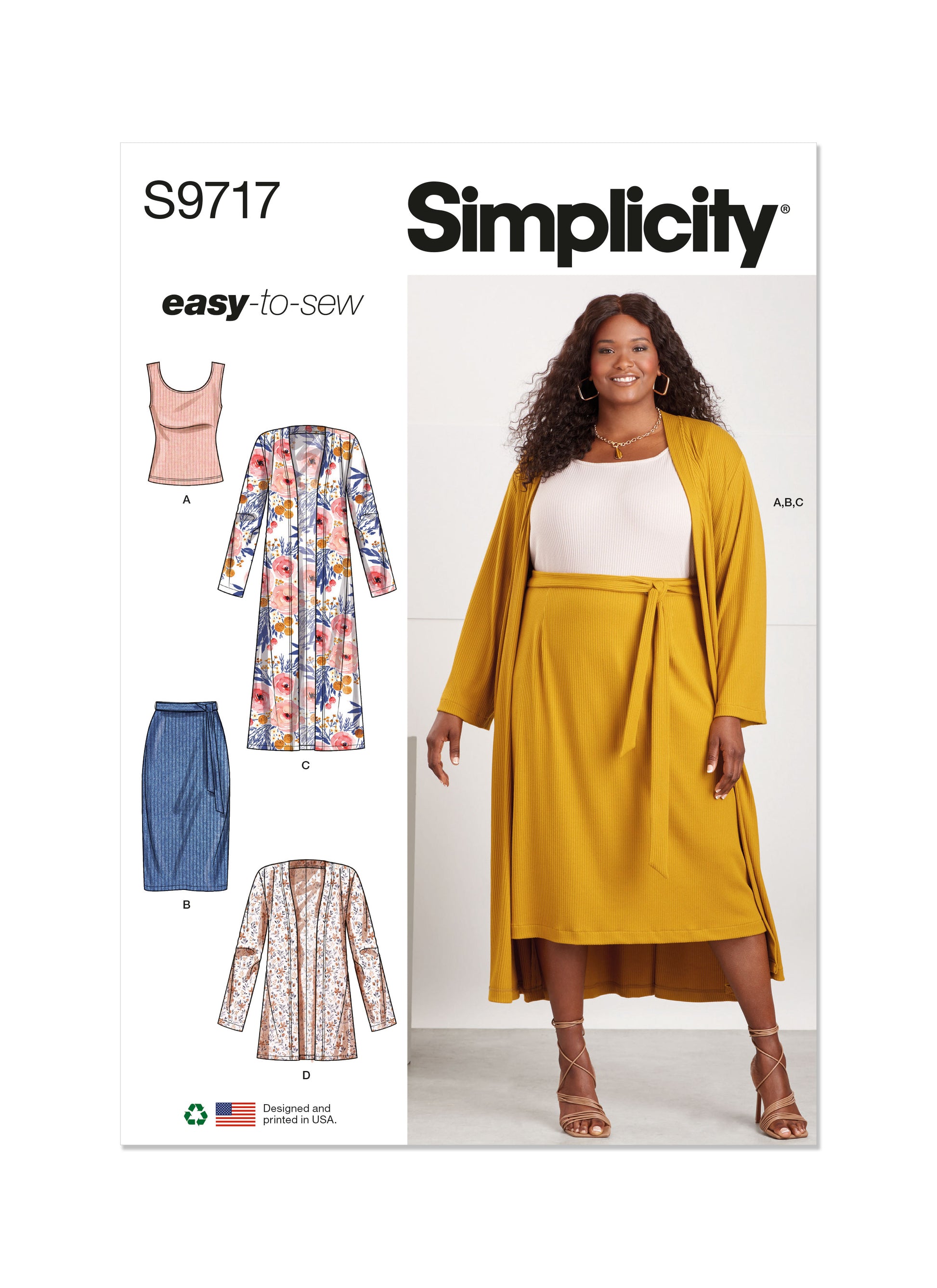 Simplicity Pattern S9717 Plus Size Sportswear