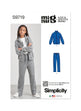Simplicity Pattern SS9719 Girl/Boy Sportswear