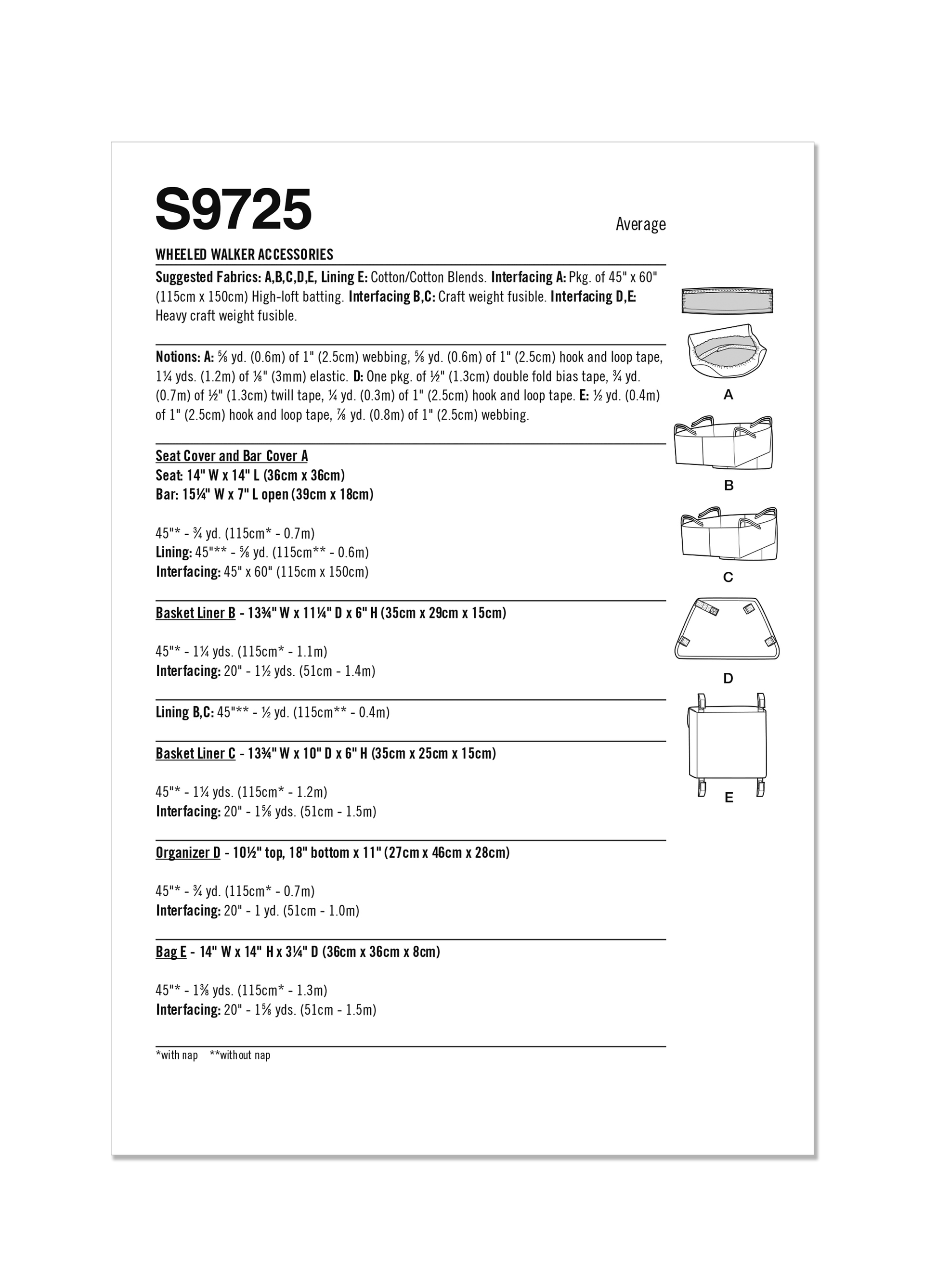 Simplicity Pattern S9725 Undefined Other Craft