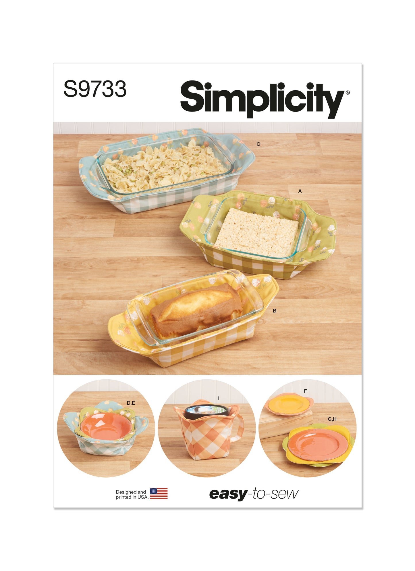 Simplicity Pattern S9733 Kitchen Home Decor