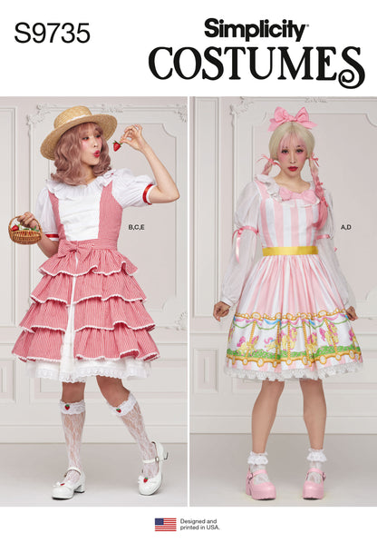 Simplicity Pattern S9735 Misses Costume