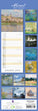 2024 Slimline Wall Calendars, Monet- 420x145mm