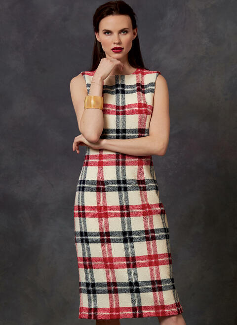 Vogue Pattern V1643 
Misses'/Misses' Petite Jacket, Dress and Skirt A5(6-8-10-12-14)