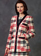 Vogue Pattern V1643 
Misses'/Misses' Petite Jacket, Dress and Skirt A5(6-8-10-12-14)