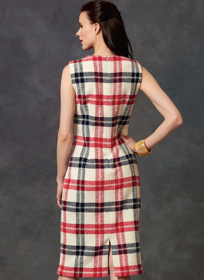 Vogue Pattern V1643 
Misses'/Misses' Petite Jacket, Dress and Skirt A5(6-8-10-12-14)