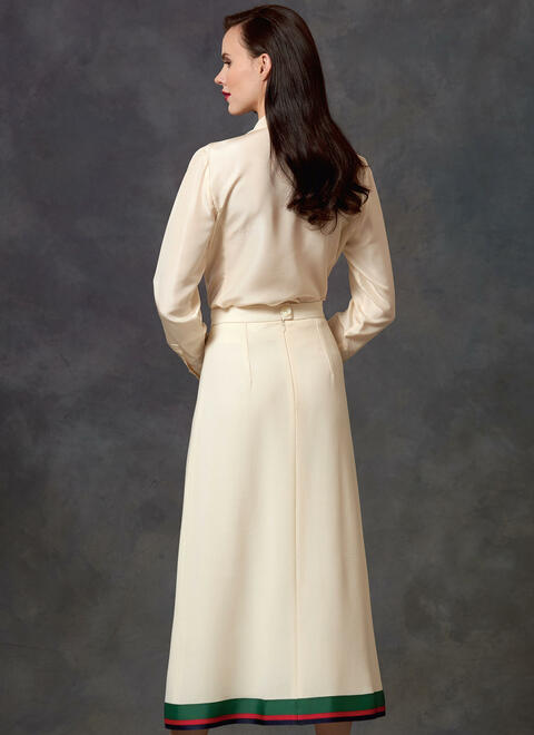 Vogue Pattern V1643 
Misses'/Misses' Petite Jacket, Dress and Skirt A5(6-8-10-12-14)