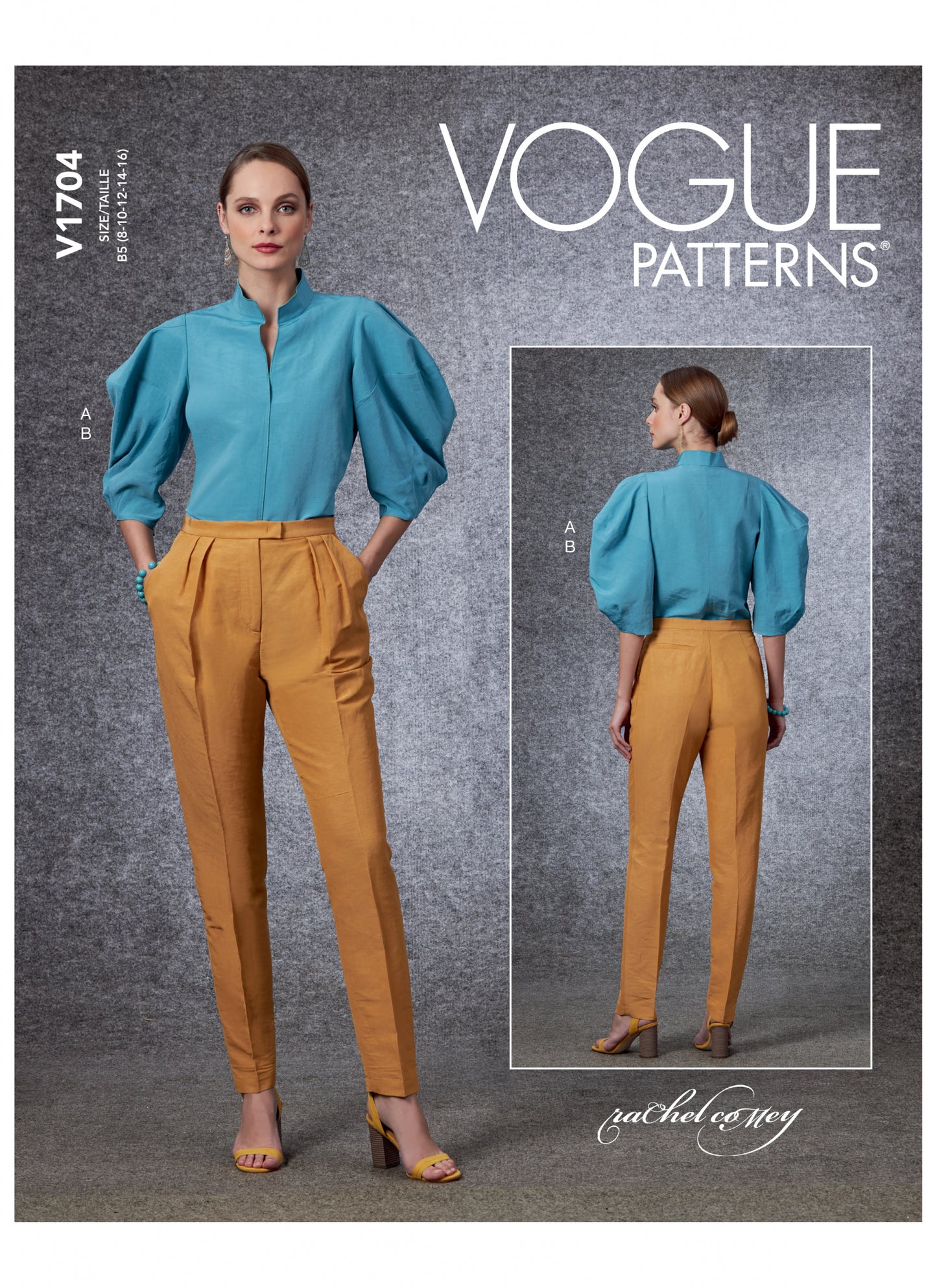 Voguepattern V1704 Misses' Top & Pants