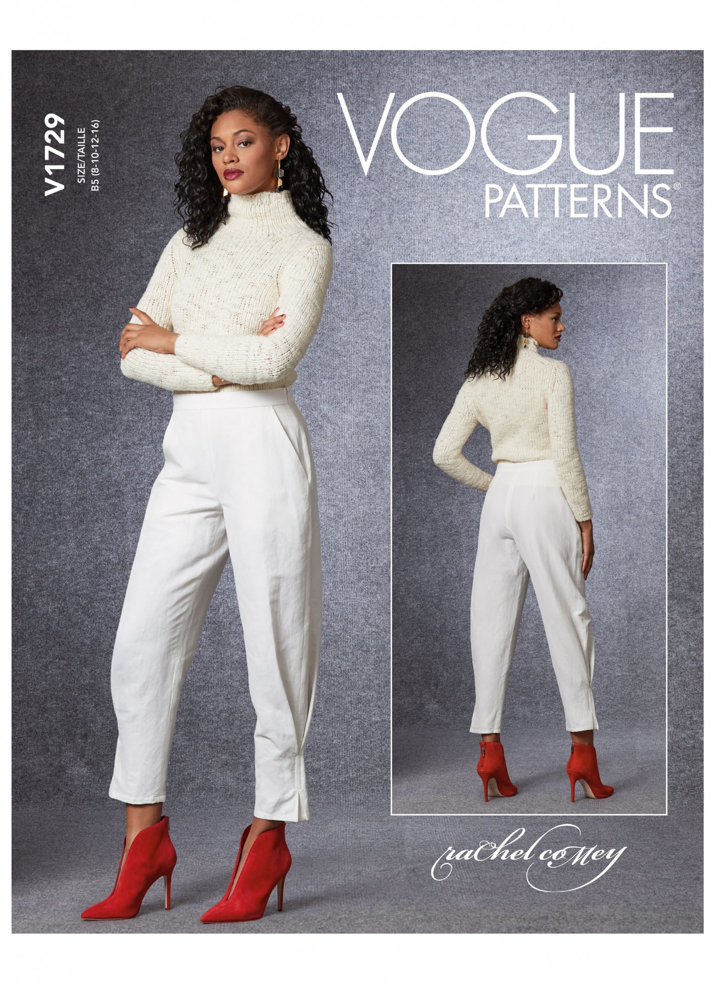 Vogue Pattern V1729 Misses' Pants