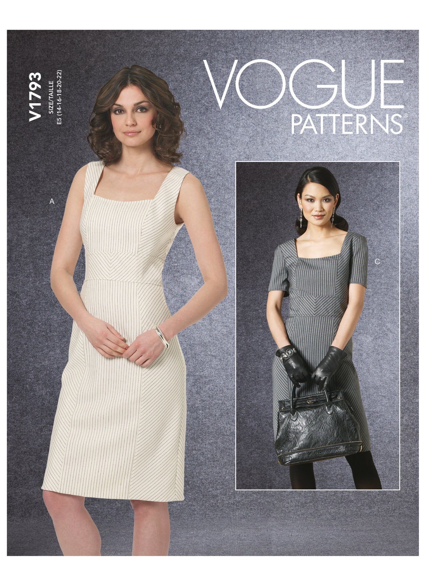 Vogue Pattern V1793 Misses Dress