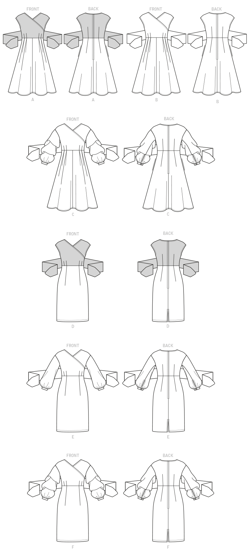 Vogue Pattern V1795 Misses Dress