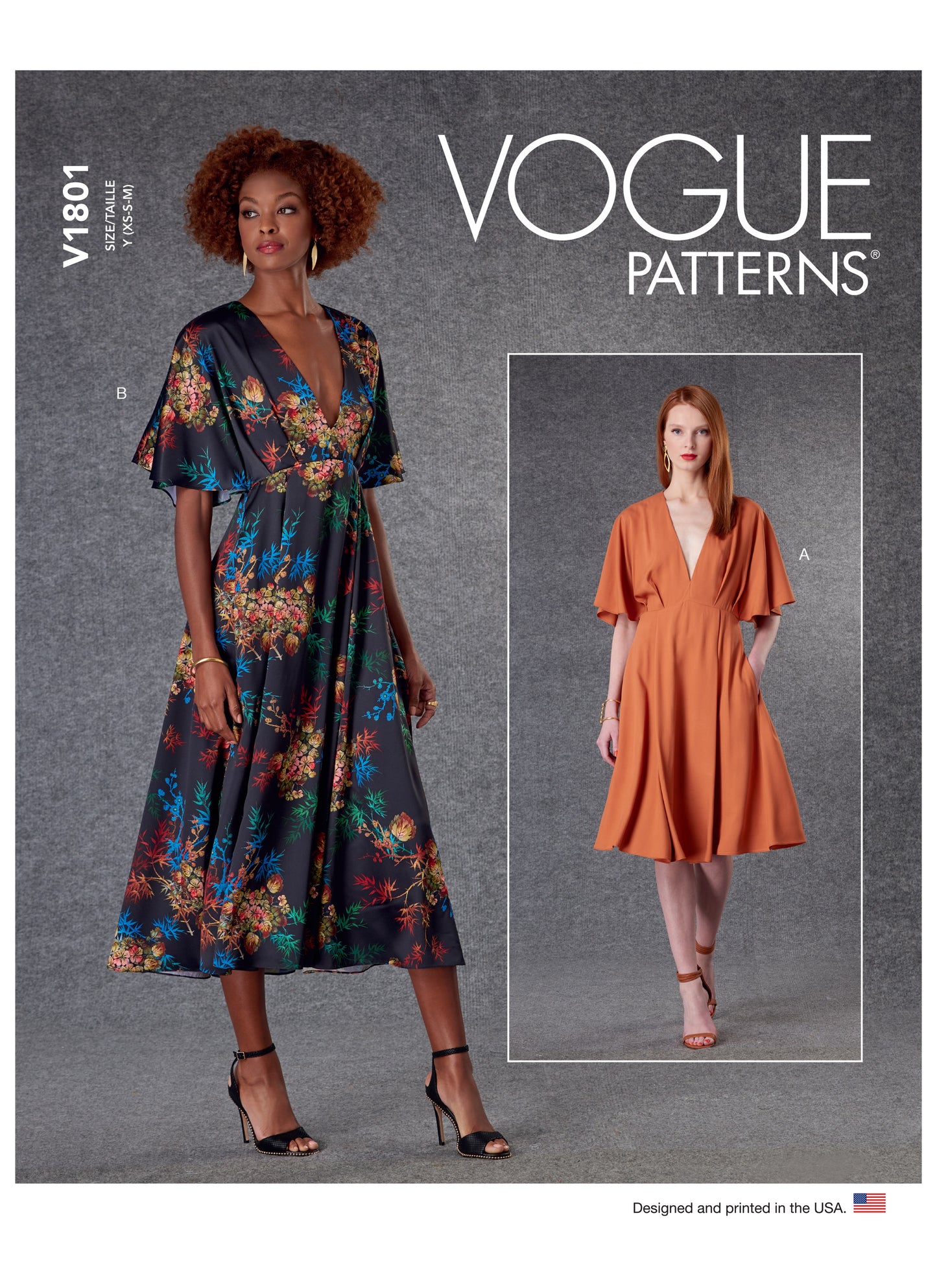 Vogue Pattern V1801  Misses' Dresses