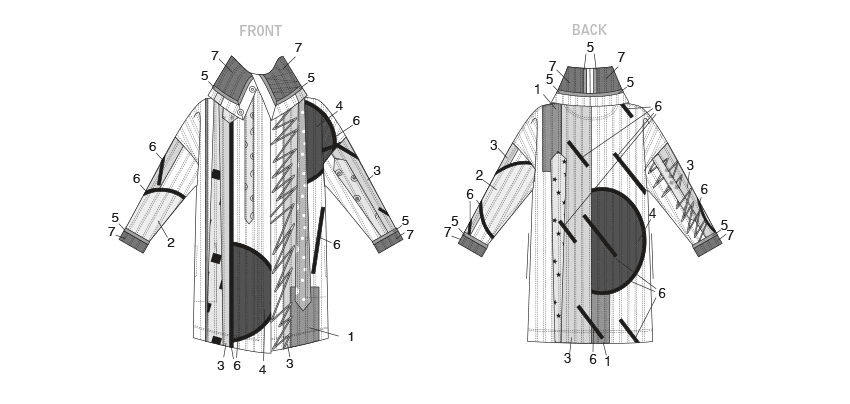 Voguepattern V1816  Misses' Reversible Coat