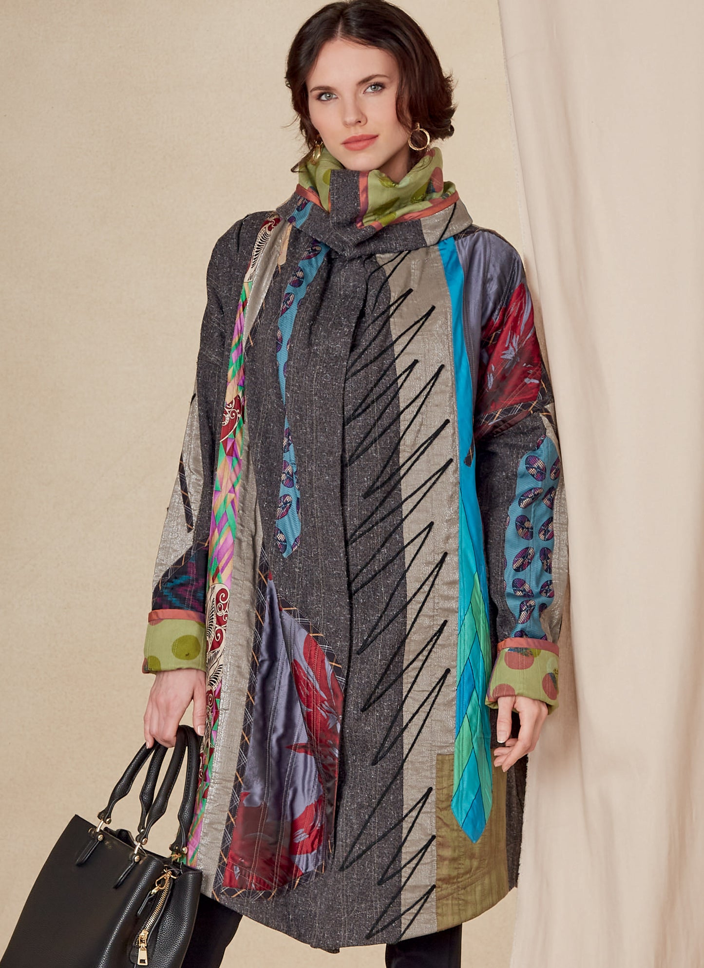 Voguepattern V1816  Misses' Reversible Coat