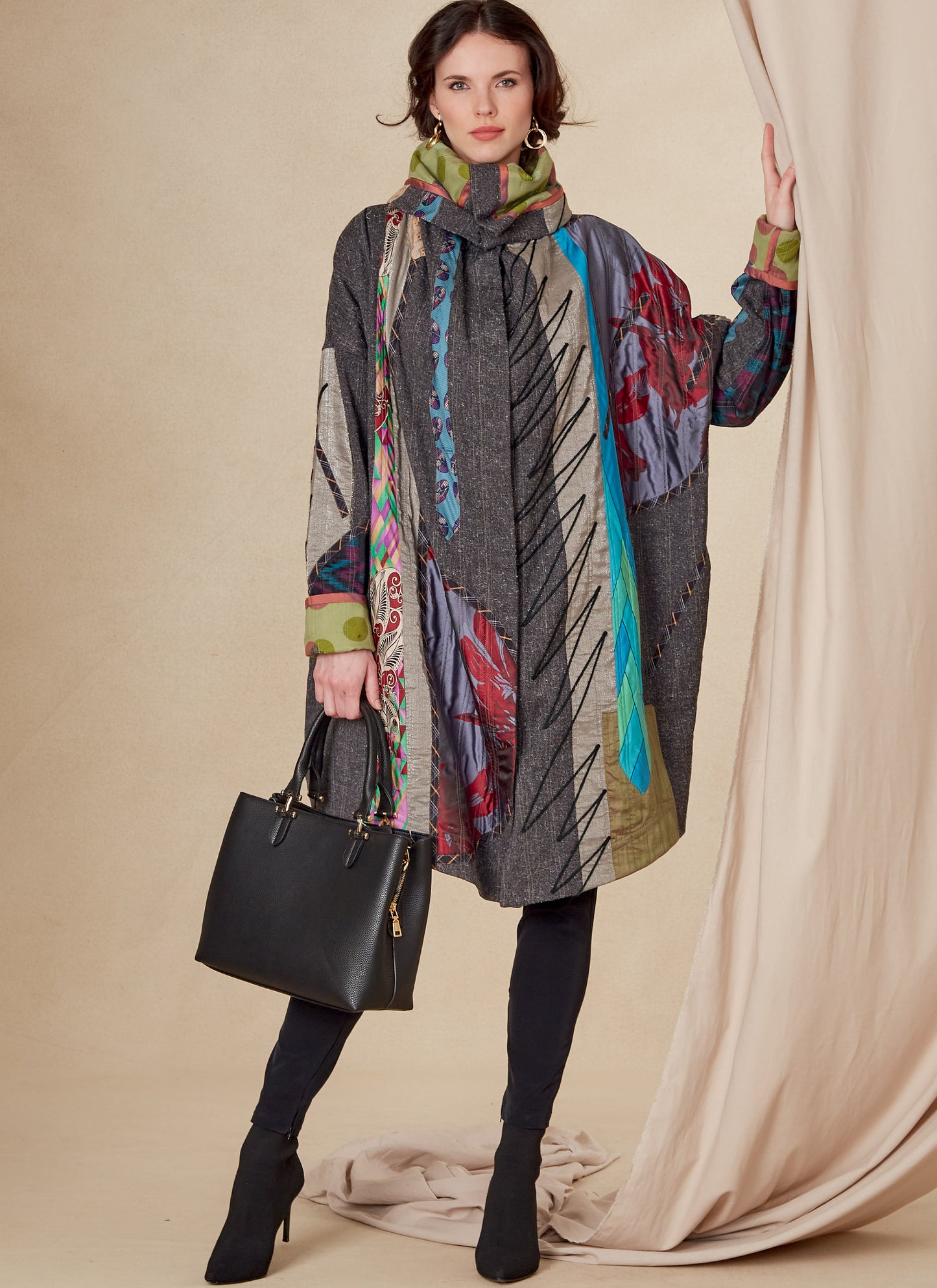 Voguepattern V1816  Misses' Reversible Coat