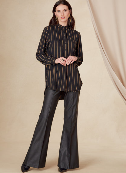 Voguepattern V1823  Misses' and Misses' Petite Shirt