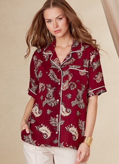 Voguepattern V1827  Unisex Shirts